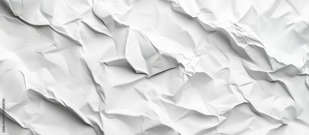 Crumpled white paper texture background for design and creative projects with top view perspective. Crumpled white paper texture background for design and creative projects with top view perspective.