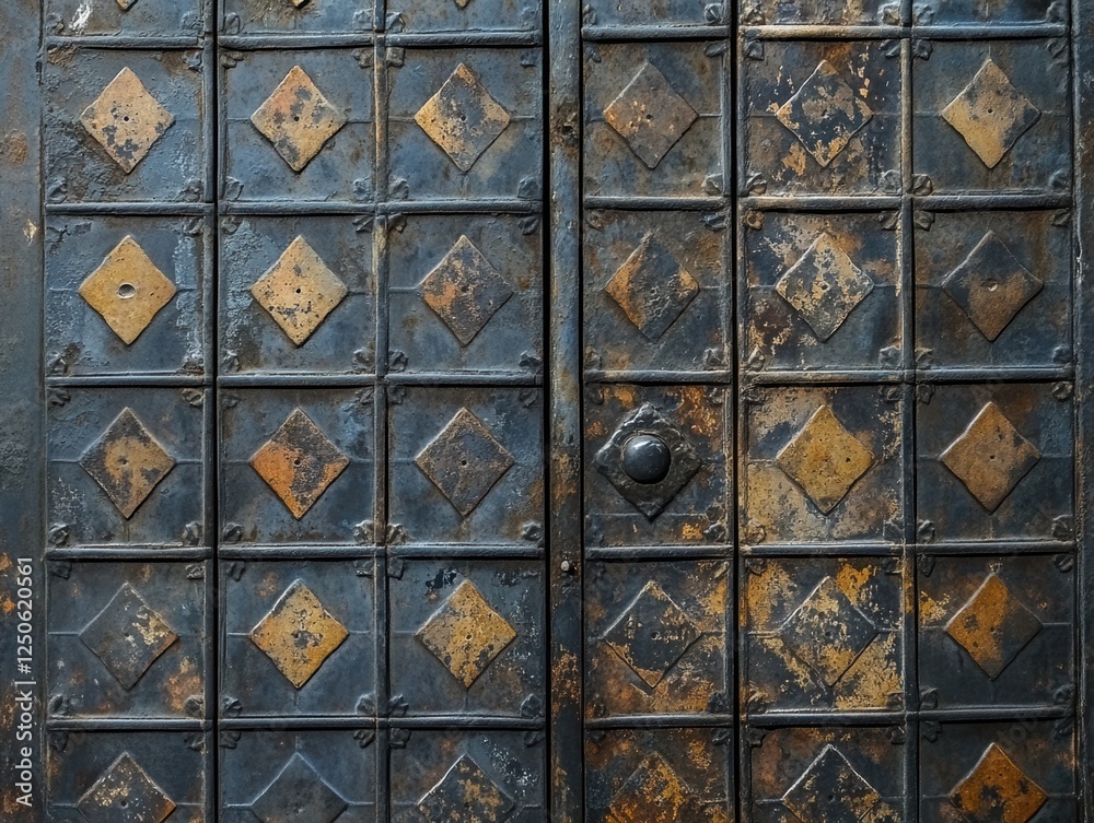 Mosaic tiles or old patterned doors. Mosaic tiles or old patterned doors.