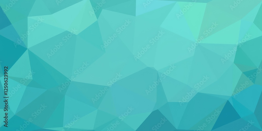 Fototapeta premium Green background, Geometric Low Poly Gradient Texture in Green and Blue Shades