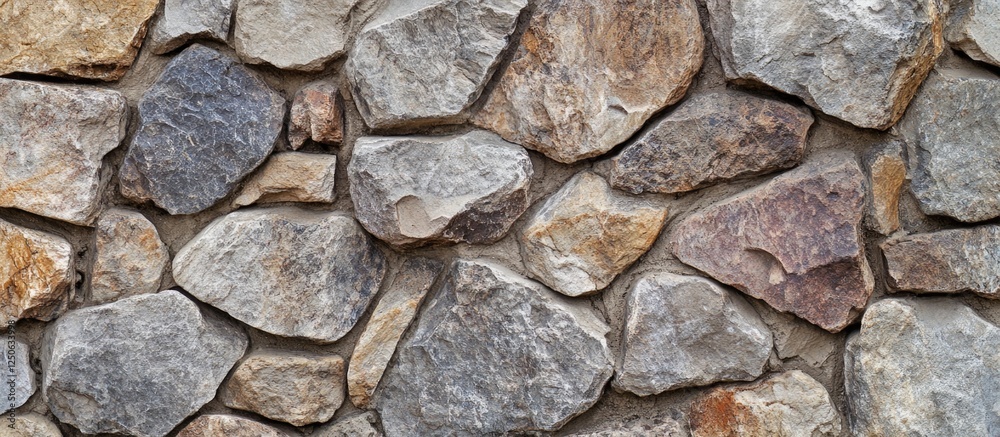 Natural Stony Wall Texture with Varied Stone Shapes and Earthy Tones for Background or Artistic Use Natural Stony Wall Texture with Varied Stone Shapes and Earthy Tones for Background or Artistic Use