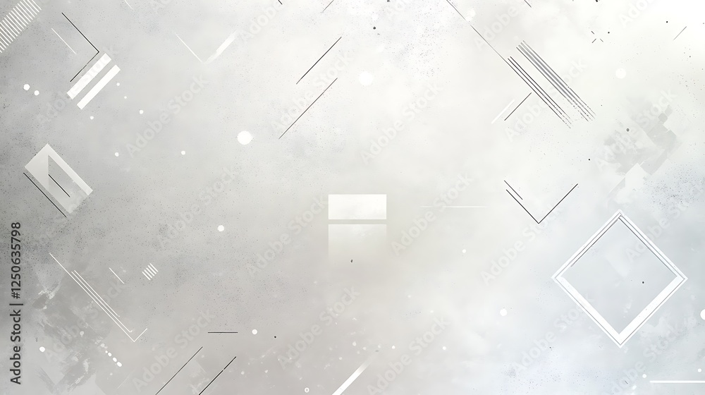 Abstract Gray Background with Geometric Shapes Abstract Gray Background with Geometric Shapes