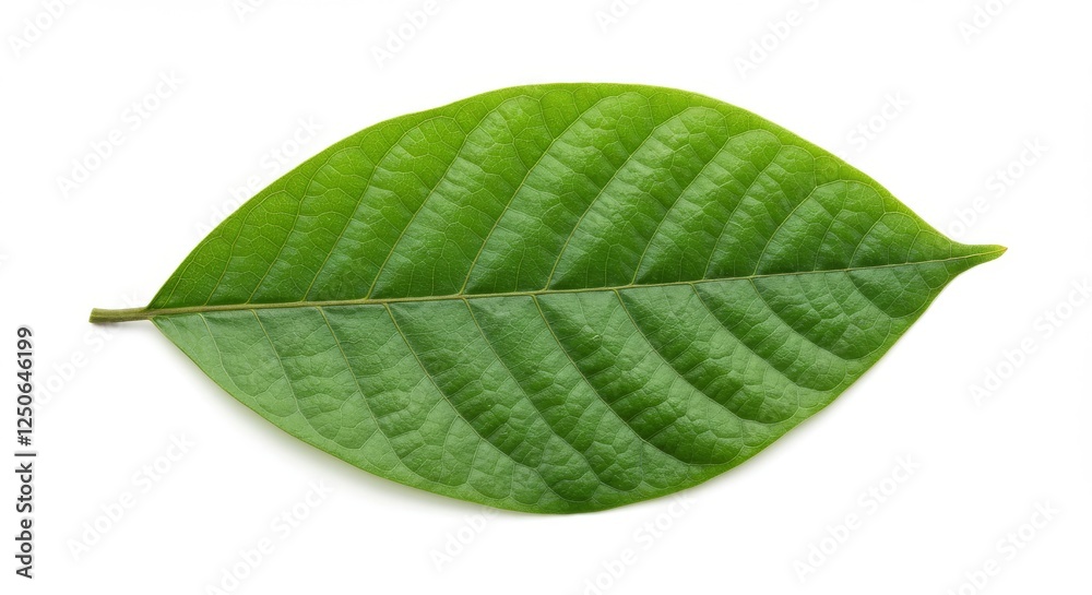 Obraz premium green leaf isolated on white