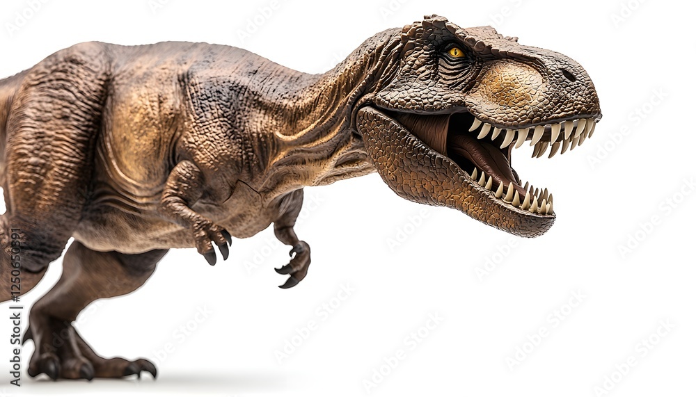 Fototapeta premium Tyrannosaurus Rex Dinosaur Model Close Up View
