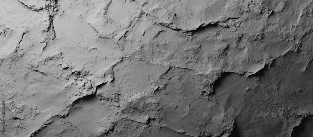 Gray textured wall background with a rough, layered appearance suitable for design and architectural projects.