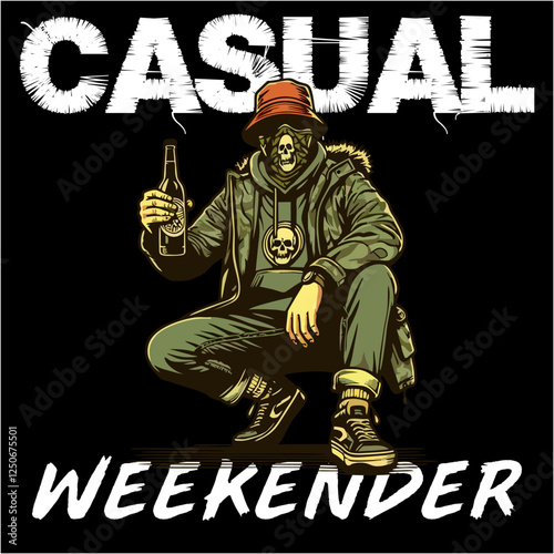 illustration vector graphic of Football fans ultras hooligan casual design for logo, t-shirt, etc