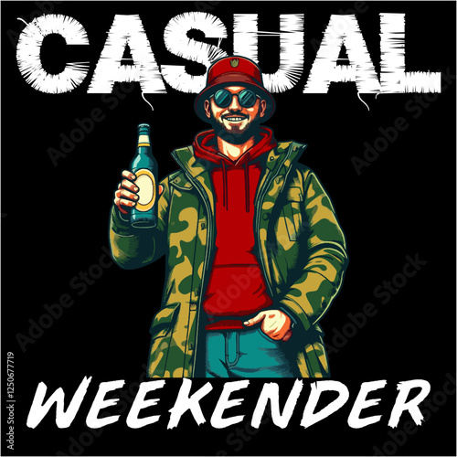illustration vector graphic of Football fans ultras hooligan casual design for logo, t-shirt, etc