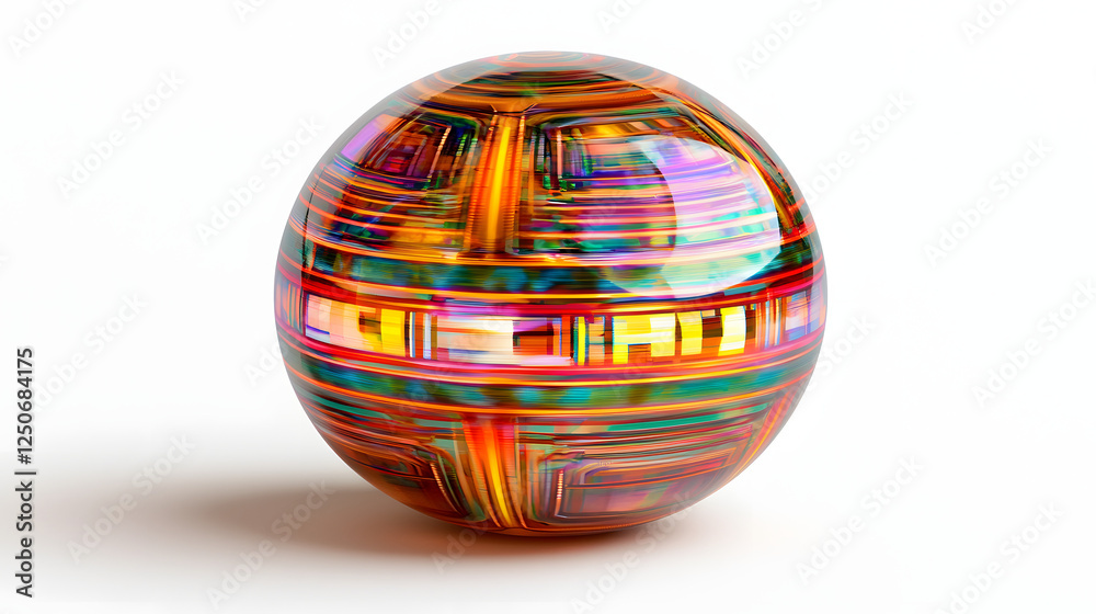 Abstract Colorful Easter Egg Abstract Colorful Easter Egg