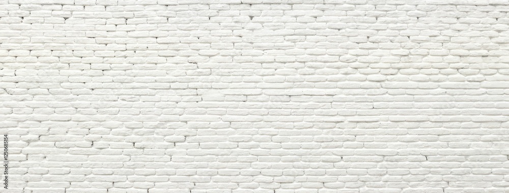 White brick wall with masonry pattern of painted stone and concrete. White brick wall with masonry pattern of painted stone and concrete.