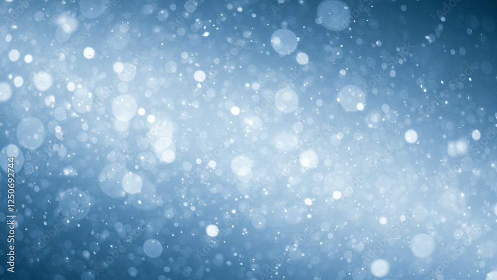 This abstract composition highlights captivating light blue bokeh dots, generating a serene winter vibe. The radiant effects enchant onlookers, stirring feelings of joy and fascination This abstract composition highlights captivating light blue bokeh dots, generating a serene winter vibe. The radiant effects enchant onlookers, stirring feelings of joy and fascination