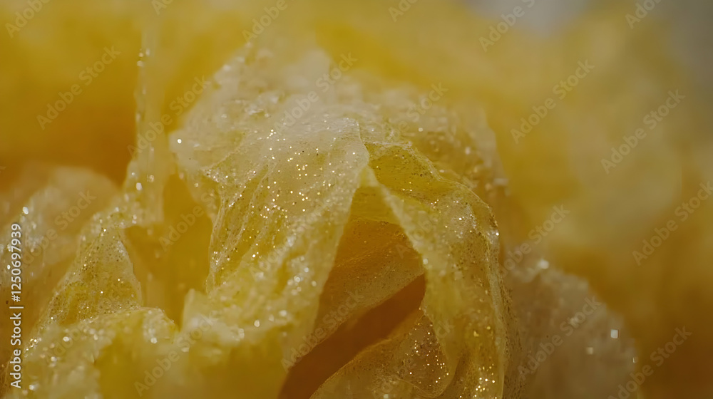 Close-up Frozen Mango Dessert, Studio Close-up Frozen Mango Dessert, Studio