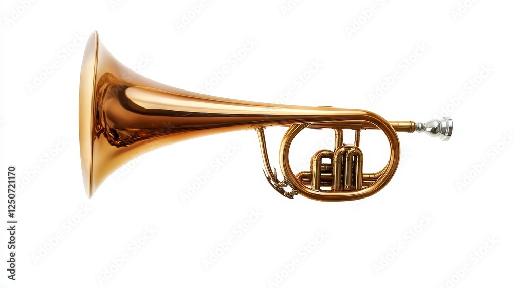 Obraz premium Party horn isolated on white background