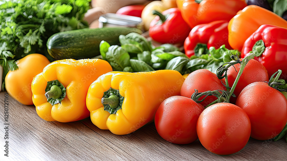 Vegetables, colored peppers, chili peppers Vegetables, colored peppers, chili peppers