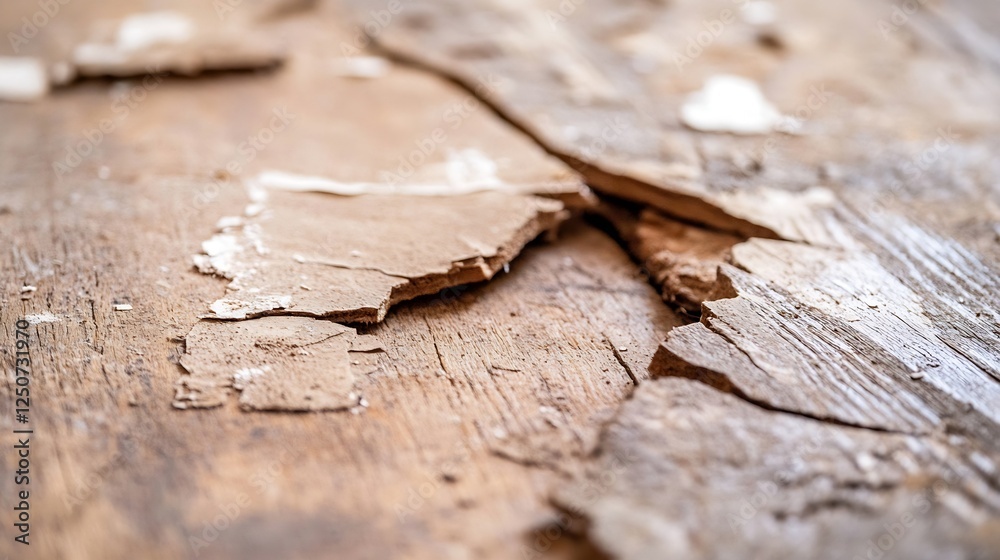 Aged wooden surface with visible peeling layers provides a rustic texture perfect for background and design use : Generative AI Aged wooden surface with visible peeling layers provides a rustic texture perfect for background and design use : Generative AI