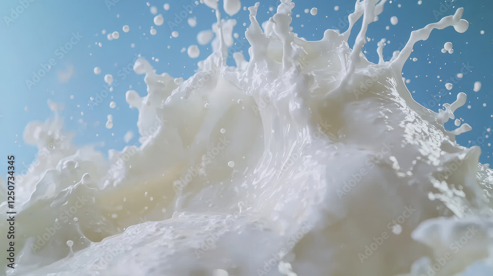 Milk, yogurt or cream isolated white wave splash swirl with splatters. Fresh milk flow frozen motion, healthy natural food realistic vector. Calcium nutrition or beauty background with milky liquid Milk, yogurt or cream isolated white wave splash swirl with splatters. Fresh milk flow frozen motion, healthy natural food realistic vector. Calcium nutrition or beauty background with milky liquid