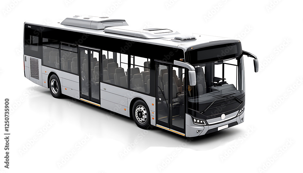 Sleek Modern Bus: A Studio-Lit Transportation Design Sleek Modern Bus: A Studio-Lit Transportation Design