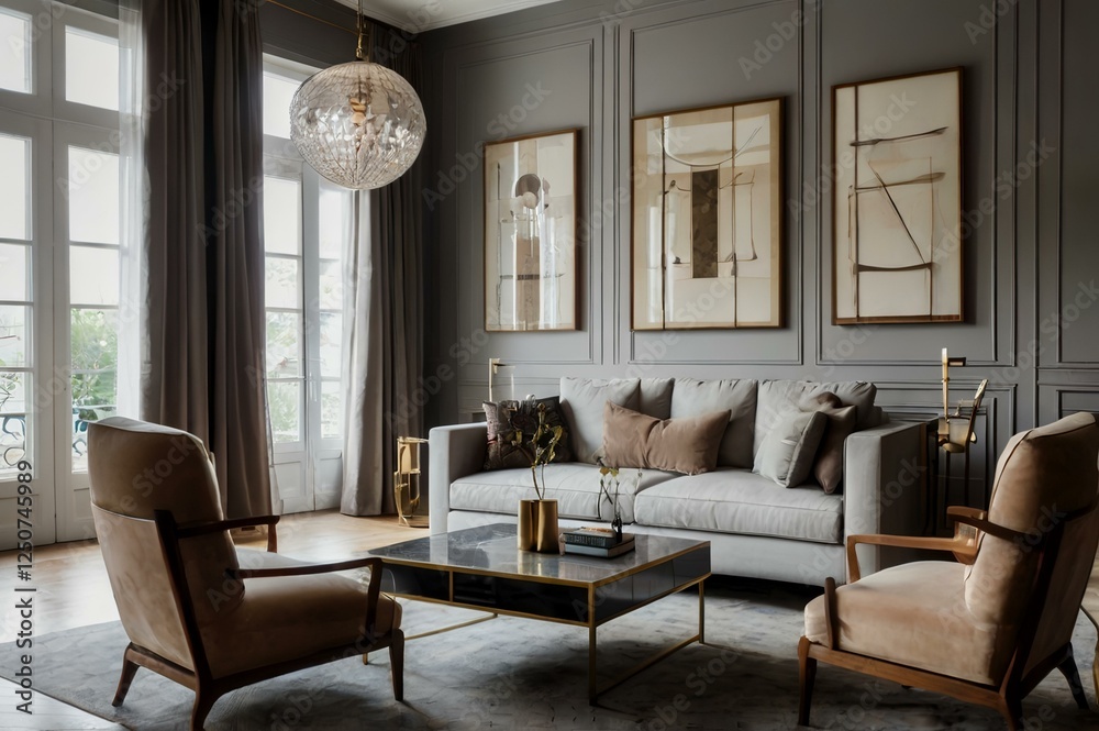 Fototapeta premium modern interior home design