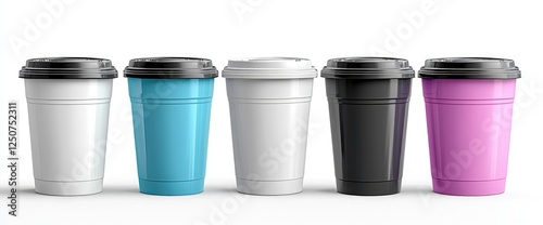 Wallpaper Mural Colorful Cups: Design & Variety Torontodigital.ca