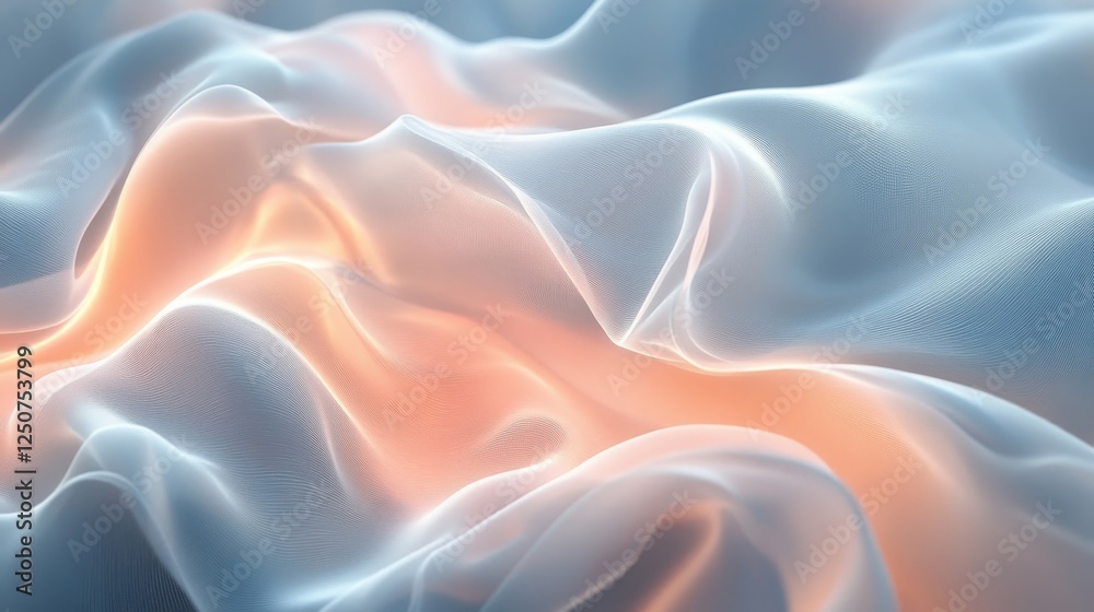 Obraz premium 3D Abstract Design Digital Background, Generative AI