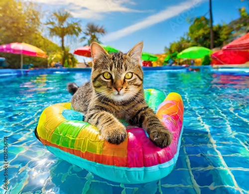 Obraz na płótnie Tiere im Sommer w salonie