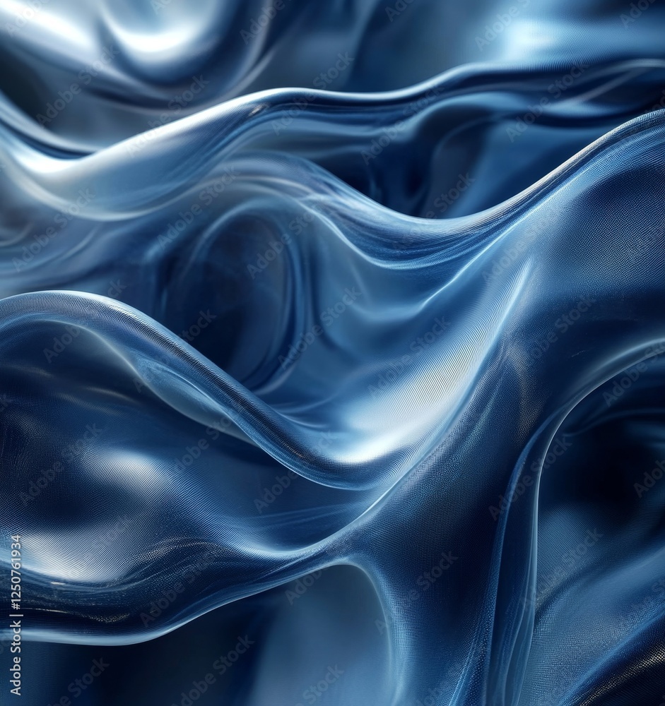 Obraz premium Abstract 3D Geometric Digital Background, Generative AI