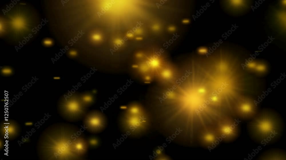 glowing particles effect with alpha