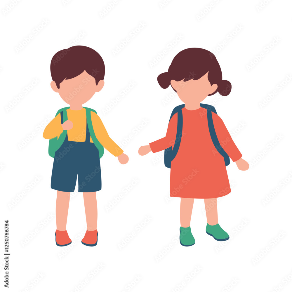 A pair of happy children holding hands, symbolizing friendship or sibling love. A pair of happy children holding hands, symbolizing friendship or sibling love.