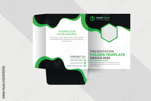 Modern file folder design template