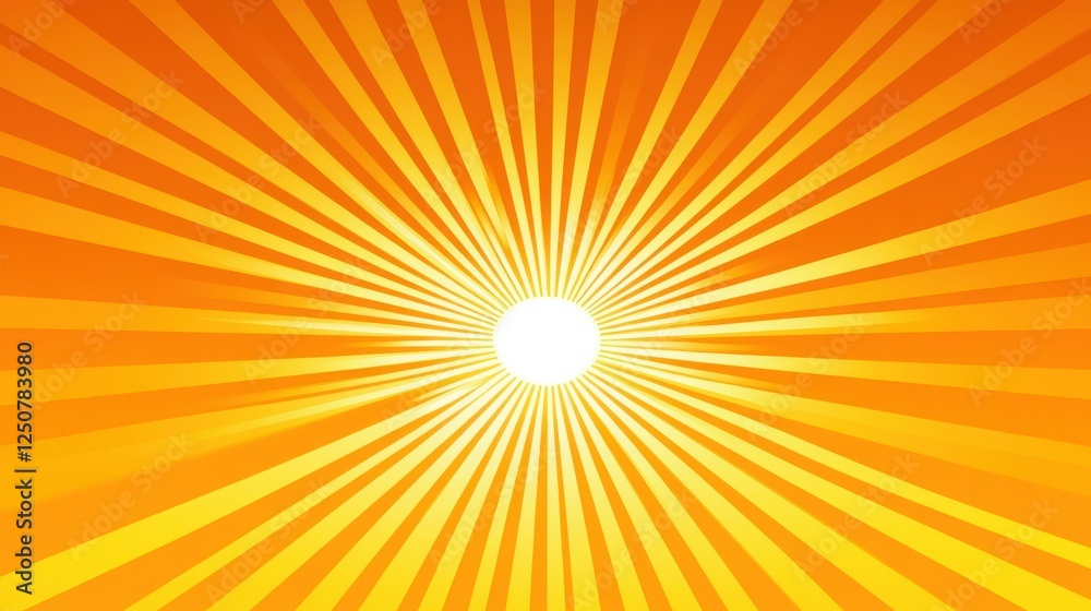 Vibrant Sunburst Background with Radiant Yellow Sun Rays Vibrant Sunburst Background with Radiant Yellow Sun Rays