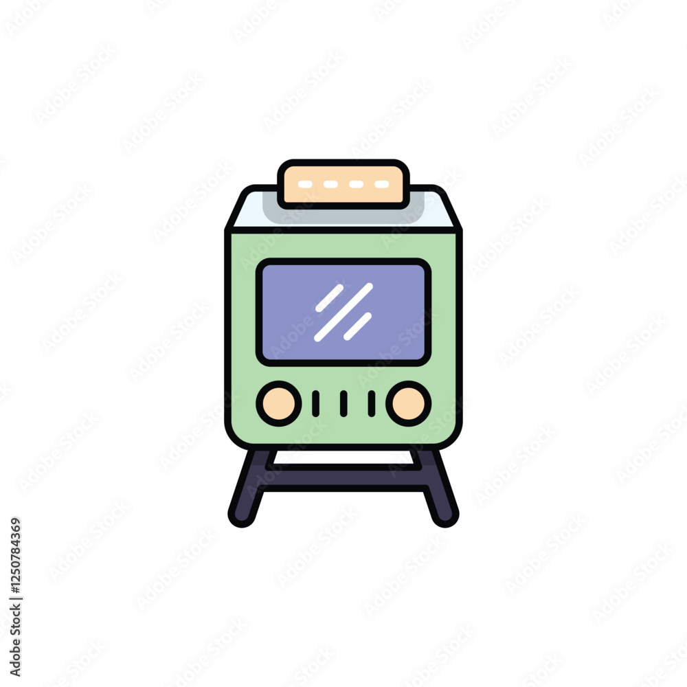 Train vector icon Train vector icon