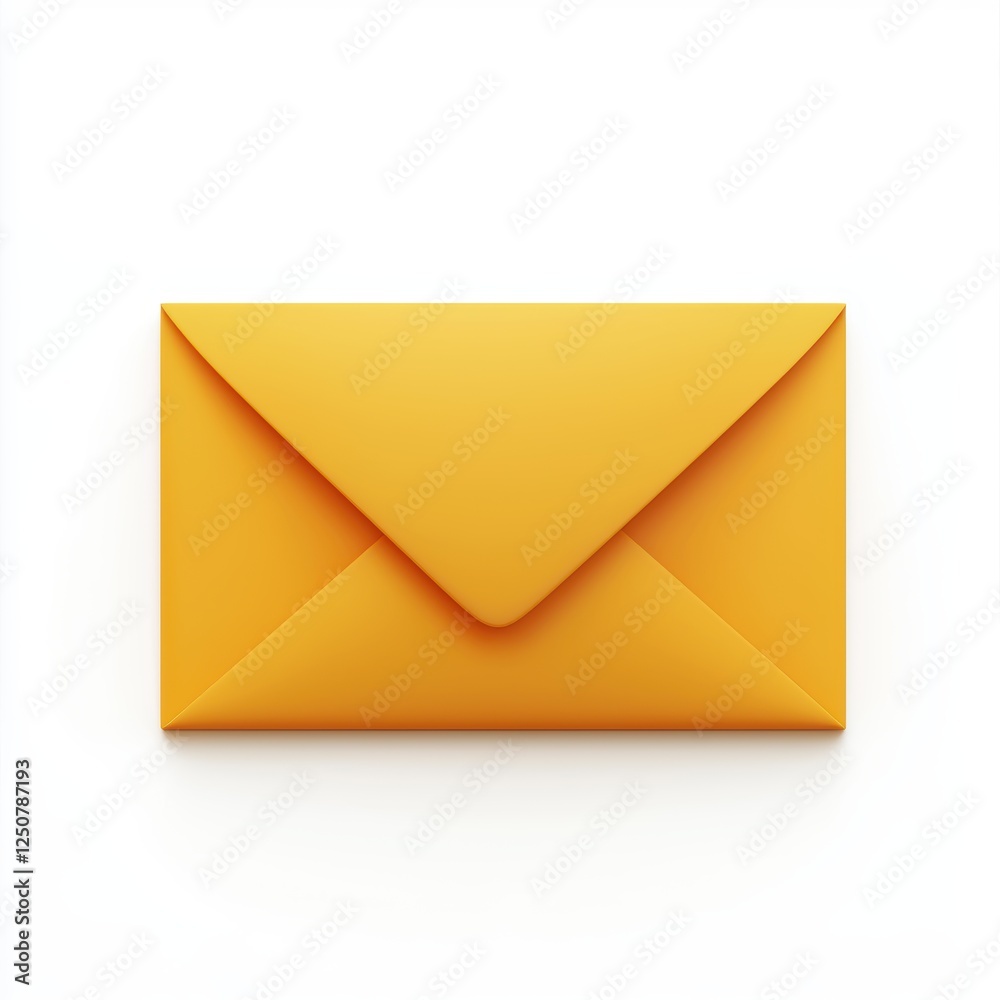 yellow envelope isolated on white yellow envelope isolated on white