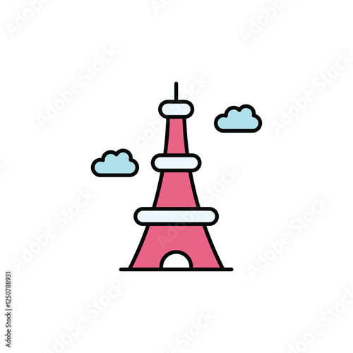 Landmark vector icon