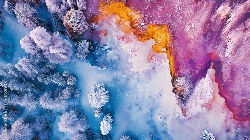 Colorful abstract swirl, vibrant swirling patterns in blue, pink, and orange hues, modern art concept, ideal for creative projects.