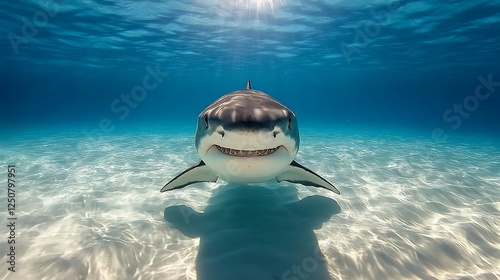 Tiger Shark Underwater Encounter: A Majestic Ocean Predator