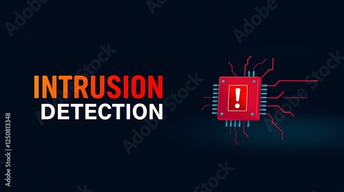 Obraz na płótnie cybersecurity concept of INTRUSION DETECTION, Network security, Cyber threat, Digital protection, Cyber attack prevention, Security warning, ids, ips, tls w salonie