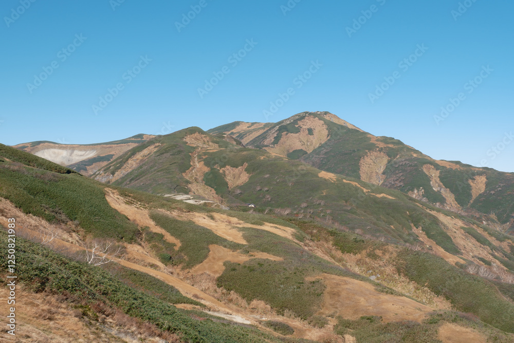 Obraz premium 秋の山の風景