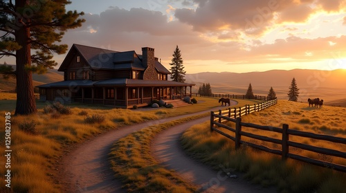 Ranch at Golden Hour