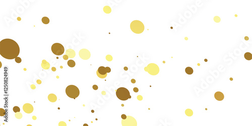 Abstract Golden doted glitter on transparent background. Luxury sparkling confetti. Celebration falling doted gold glitter. Vector illustration.gold, luxury, isolated, light, background, white, vector photo