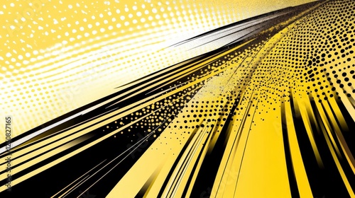 Dynamic Comic Book Style Abstract Background with Bold Lines and Vibrant Colors