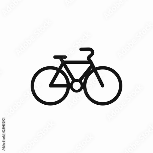 Bike vector icon sign