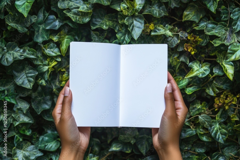 A person holds an open book and reads from it, with no distractions or interruptions A person holds an open book and reads from it, with no distractions or interruptions