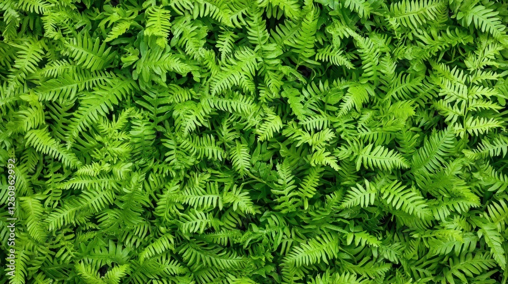 Obraz premium Closeup View Of Lush Green Fern