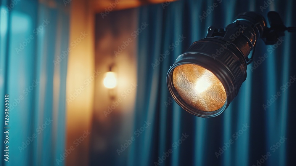 A bright light shines on a dark surface, perfect for adding some illumination to your image or design A bright light shines on a dark surface, perfect for adding some illumination to your image or design