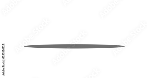 dark gray shadow on a white background