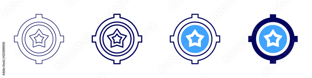 Money management goal icon in 4 different styles. Thin Line, Line, Bold Line, Duotone. Duotone style. Editable stroke Money management goal icon in 4 different styles. Thin Line, Line, Bold Line, Duotone. Duotone style. Editable stroke