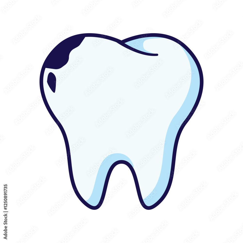 A minimalistic outline icon of a Teeth with Plaque dental Ideal for medical, healthcare, and dentistry-related designs. A minimalistic outline icon of a Teeth with Plaque dental Ideal for medical, healthcare, and dentistry-related designs.