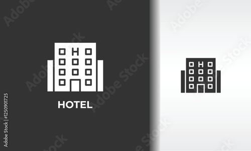 Hotel Vector, Icon Or Logo Sign Isolated Symbol Illustration