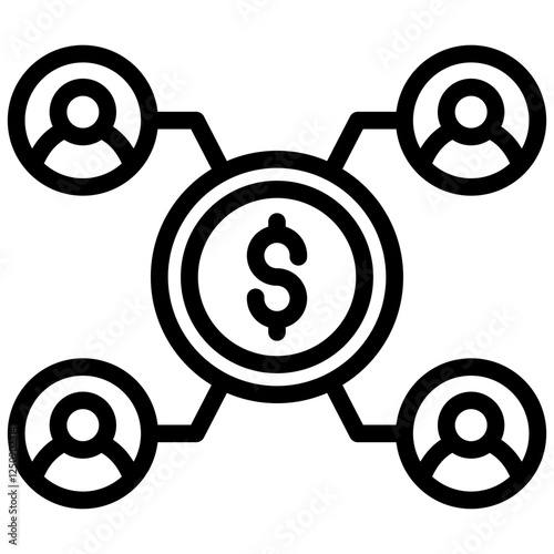 Sharing Outline Icon