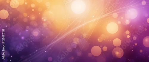 Wallpaper Mural Abstract Purple Orange Bokeh Background Torontodigital.ca