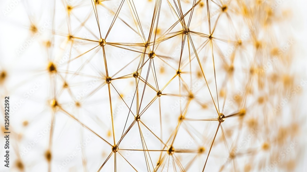 Business Team Building Communication Teamwork Success Goal Abstract network design with golden lines. Business Team Building Communication Teamwork Success Goal Abstract network design with golden lines.