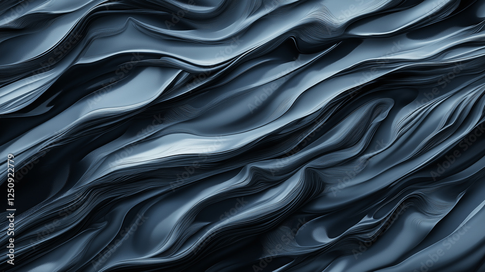 Obraz premium A breathtaking display of fluid acrylic paint swirling together in high-definition detail, forming intricate color gradients and abstract waves â 8K ultra HD desktop wallpaper back